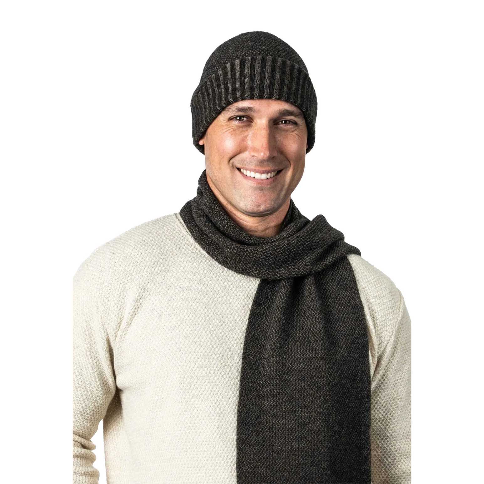 Koru Moss Stitch Plated Beanie